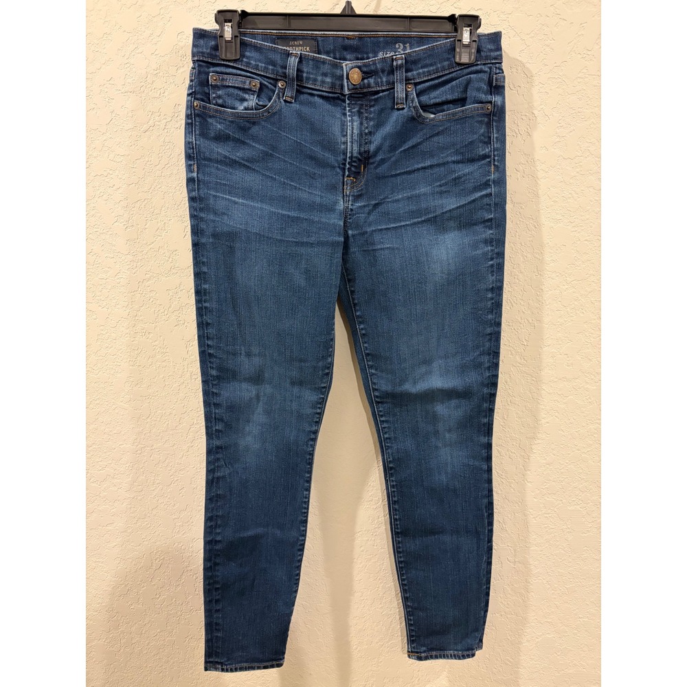 J.Crew Toothpick Skinny Jeans Dark Indigo Wash Denim Size 31